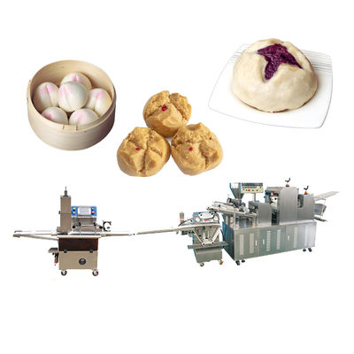 Mung Bean Taste Mini Steamed Buns Forming Machine With Delta Inverter