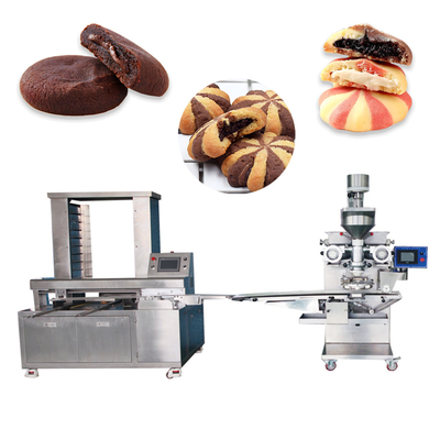 Maschine für die Produktion von Flüssigkeitsfüllkeks mit Schokoladenfüllung gefüllt