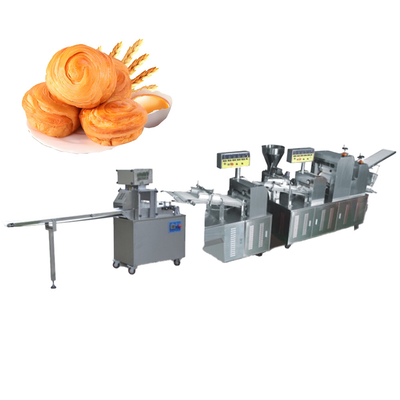 Automatische Gebäck-Brot-Produktionslinie mit Schneidmaschine