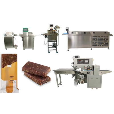 Vollautomatische kommerzielle Protein-Energie-Bar-Making-Maschine Produktionslinie mit Verpackungsmaschine