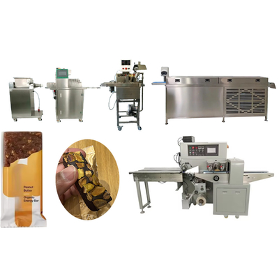 Snacks Proteinbar-Making-Maschine Produktionslinie mit Verpackungsmaschine