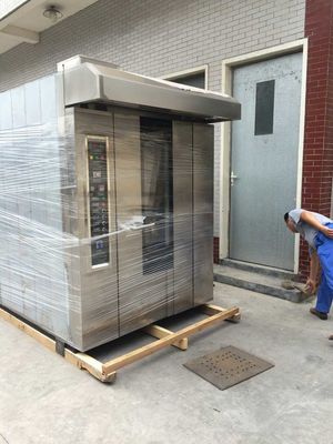 32 Behälter 380v verwendete elektrischen Dreh-Oven With Full Stainless Steel